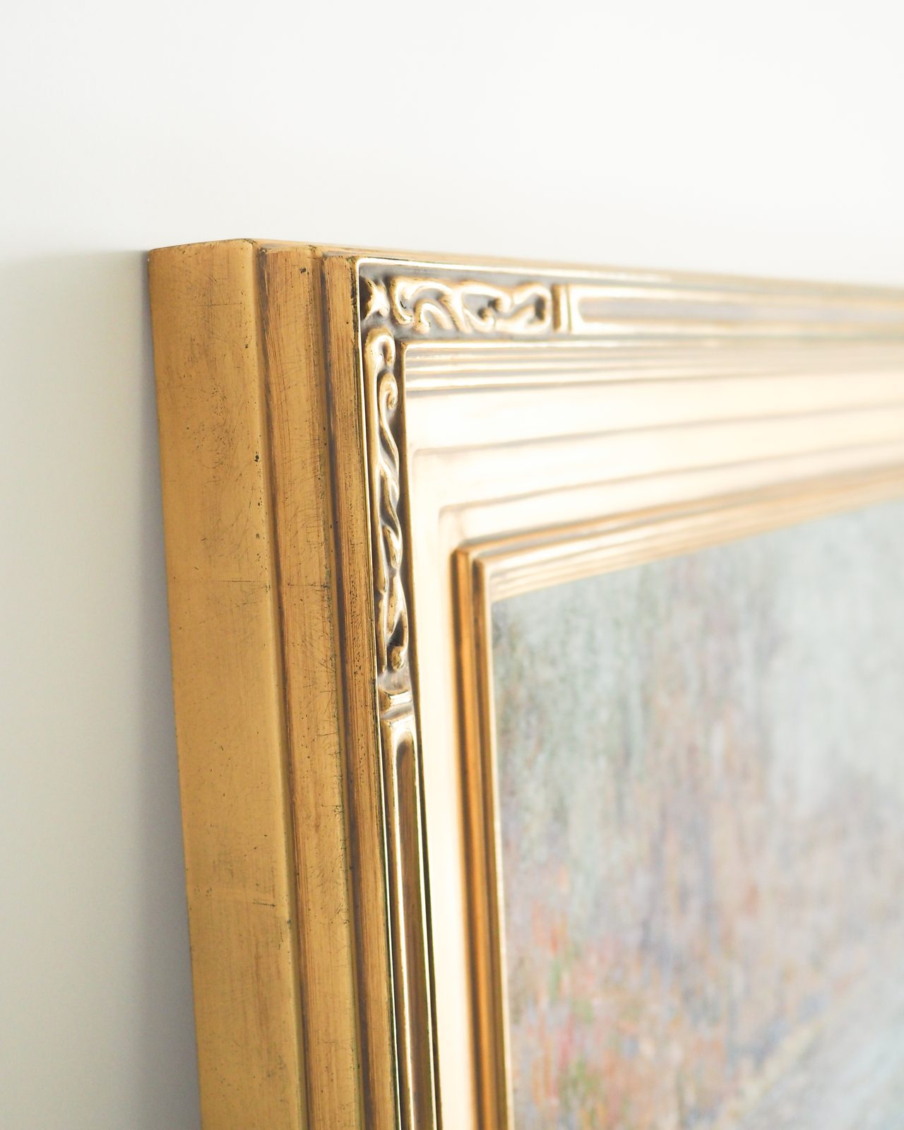 Hand-carved gilded corner detail, SBAS Houston