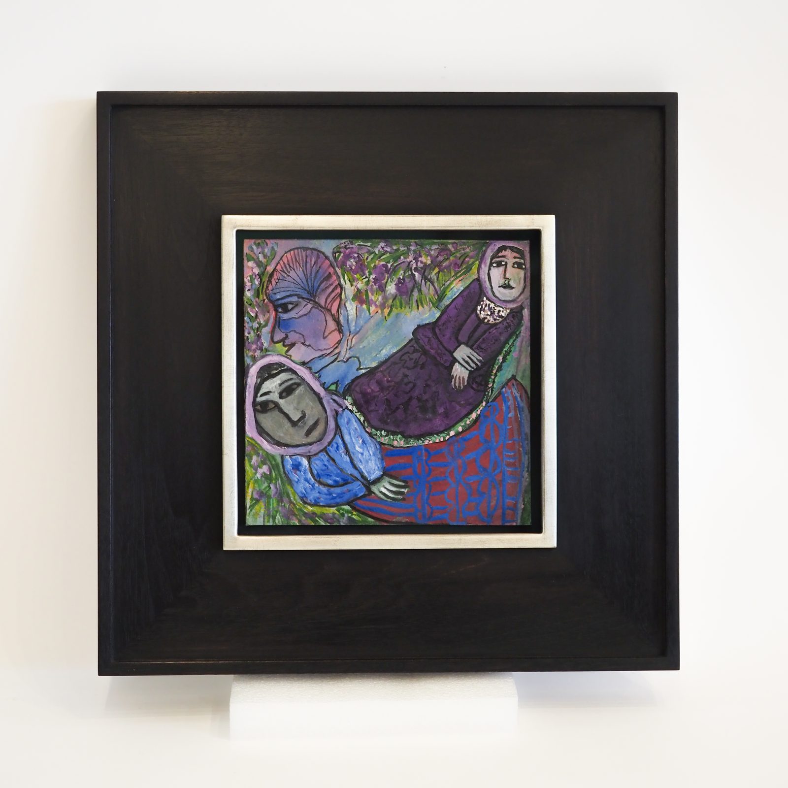 Hardwood frame with water-gilded inner lip, SBAS Houston