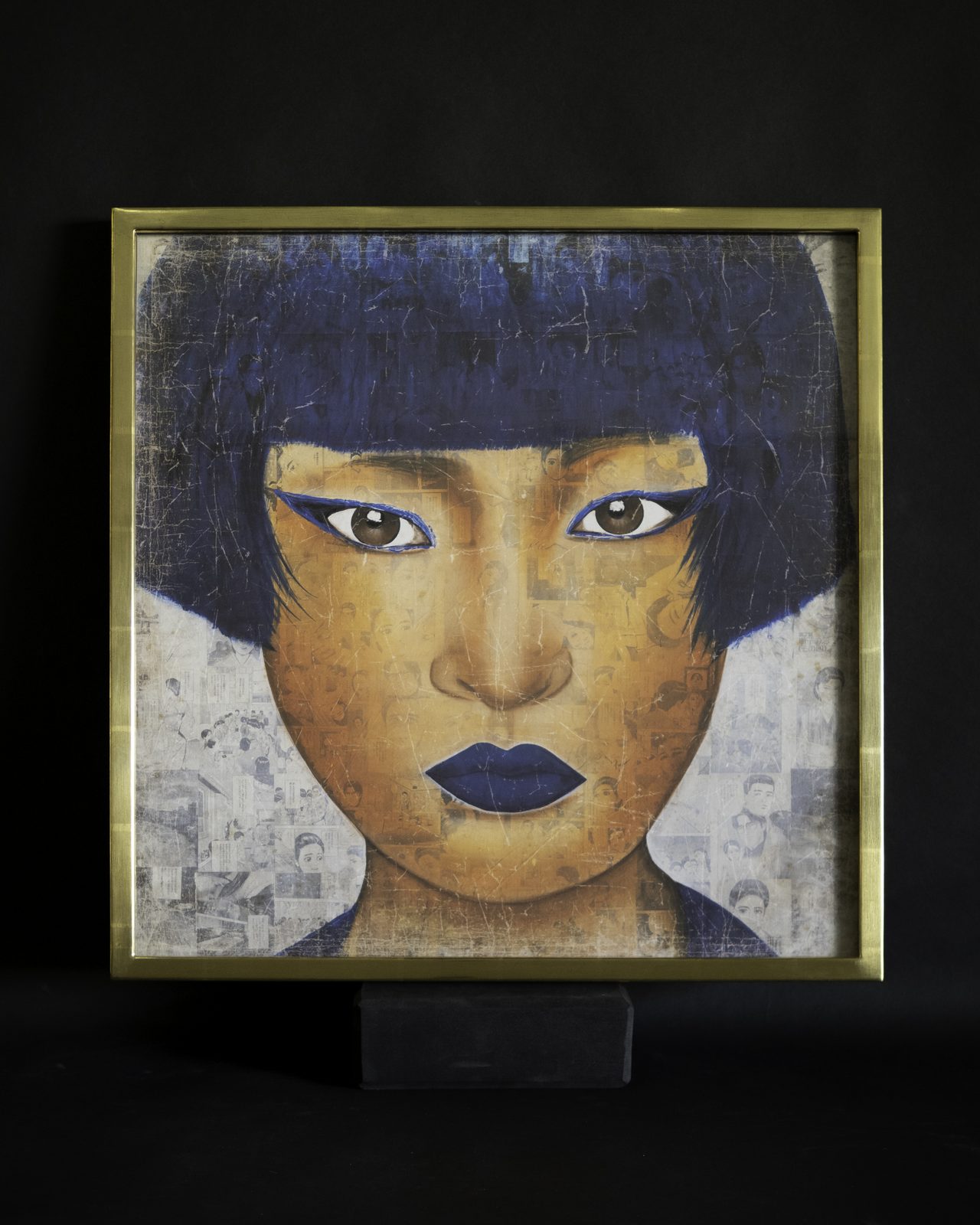 Mercedes Pardo composition in a 22k step frame over red clay, SBAS Houston
