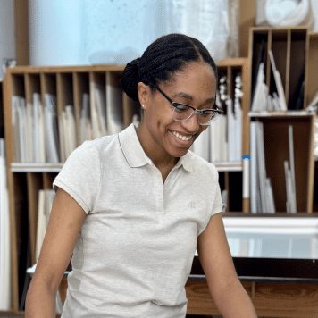 Márcia Baptista — Preservationist Fitter at Sarah Balinskas Art Services