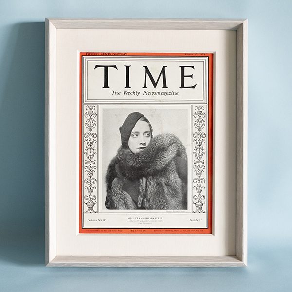 1934 Time Magazine framed, front view, SBAS Houston